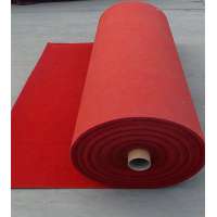 Outdoor Rib Style and Hand Woven Technics machine made non woven exhibition carpet