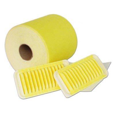 Heat Pressed Eco Auto Car Air Condition Air Filter Media Material Pet Polyester Felt Cloth