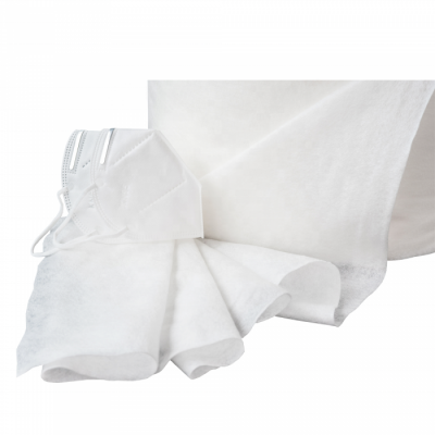 Non-woven Polyester Particle White Fiber Filter Media Filter Cotton Material